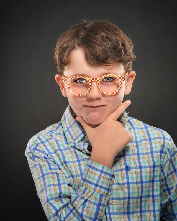 A patient of The Optical Centre in their glasses
