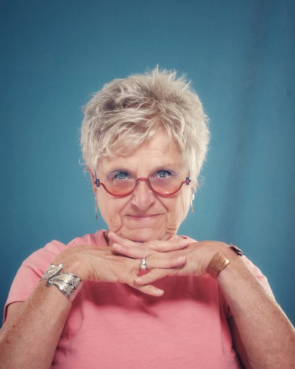 A patient of The Optical Centre in their glasses