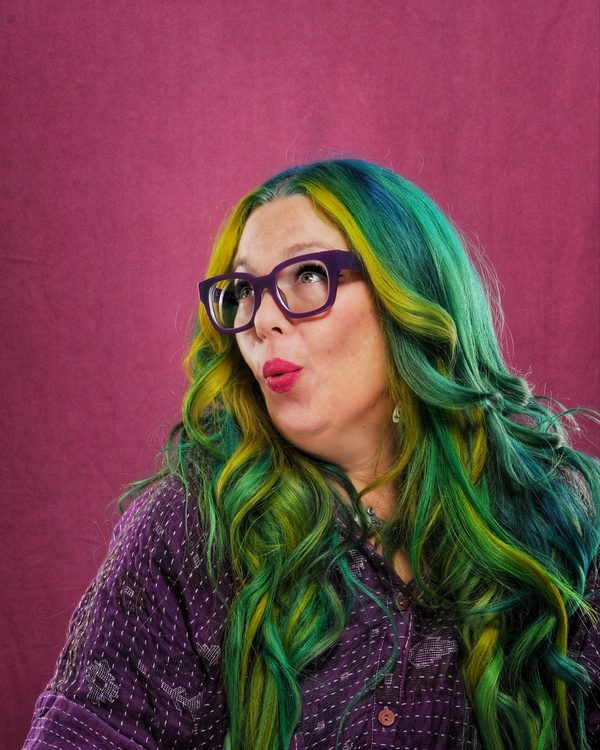 A patient of The Optical Centre in their glasses