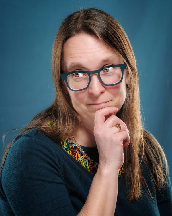 A patient of The Optical Centre in their glasses